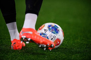 MOENCHENGLADBACH, ALMANY - 28 Kasım, 2025: - 1. Bundesliga futbol maçı Borussia Moenchengladbach Borussia Park 'ta RB Leipzig' e karşı..