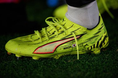 MOENCHENGLADBACH, ALMANY - 28 Kasım, 2025: - 1. Bundesliga futbol maçı Borussia Moenchengladbach Borussia Park 'ta RB Leipzig' e karşı..