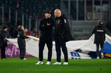 MOENCHENGLADBACH, ALMANY - 28 Kasım 2025: Eugen Polanski - 1. Bundesliga futbol maçı Borussia Moenchengladbach Borussia Park 'ta RB Leipzig' e karşı..