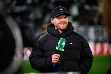 MOENCHENGLADBACH, GERMANY - 2 ARALIK 2025: Eugen Polanski - DFB Pokal, Alman Kupası, Borussia - St.Pauli maçı Borussia Park.