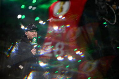 MOENCHENGLADBACH, GERMANY - 2 ARALIK 2025: Eugen Polanski - DFB Pokal, Alman Kupası, Borussia - St.Pauli maçı Borussia Park.