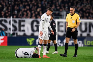 MOENCHENGLADBACH, GERMANY - 2 ARALIK 2025: - DFB Pokal, Almanya Kupası, Borussia - St.Pauli maçı Borussia Park.