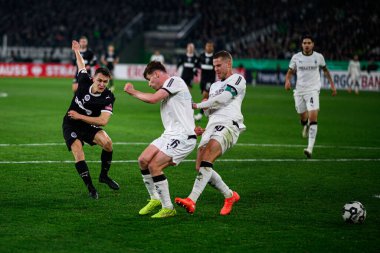 MOENCHENGLADBACH, GERMANY - 2 ARALIK 2025: Martijn Kaars - DFB Pokal, Alman Kupası, Borussia - St.Pauli maçı Borussia Park.