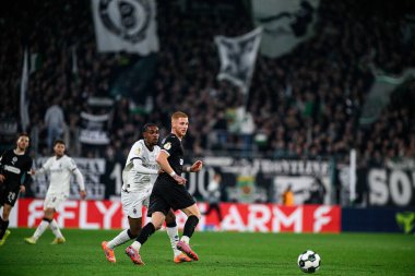 MOENCHENGLADBACH, GERMANY - 2 ARALIK 2025: - DFB Pokal, Almanya Kupası, Borussia - St.Pauli maçı Borussia Park.