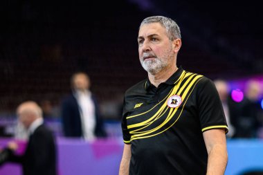 DORTMUND, Almanya - 3 ARALIK 2025 Viver Arza Carlos - Kadınlar Hentbol Dünya Şampiyonası 2025 Westfallenhalle 'de.