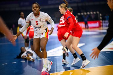 DORTMUND, GERMANY - 3 Aralık 2025: Mario Liliane - Kadınlar Hentbol Dünya Şampiyonası 2025 Westfallenhalle 'de.