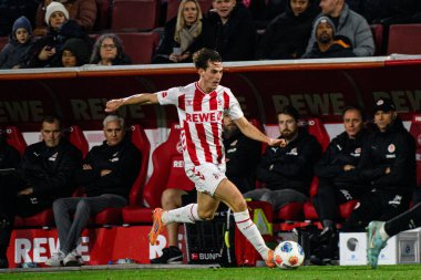 COLOGNE, GERMANY - 6 Aralık 2025: Jakub Kaminski - 1.FC Koeln-St. Pauli maçı Rhein Enerji Stadyumu 'nda.
