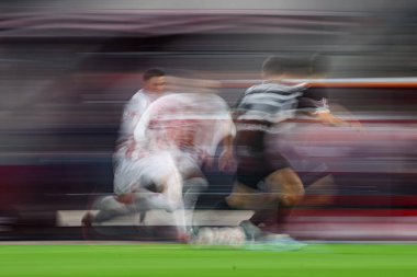 COLOGNE, GERMANY - 6 DECEMBER, 2025:  - The football match of Bundesliga 1.FC Koeln vs St. Pauli at Rhein Energie Stadion.