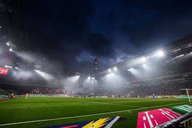 COLOGNE, GERMANY - 6 DECEMBER, 2025:  - The football match of Bundesliga 1.FC Koeln vs St. Pauli at Rhein Energie Stadion.