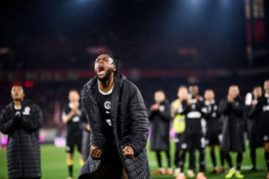 COLOGNE, GERMANY - 6 Aralık 2025: Ricky Jade-Jones - Bundesliga 1.FC Koeln-St. Pauli maçı Rhein Enerji Stadyumu 'nda.