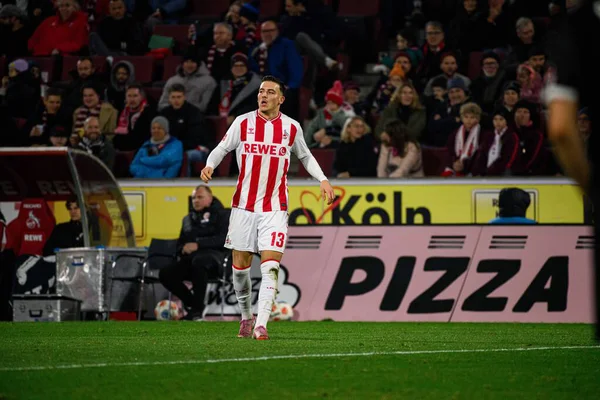 KOLOGNE, GERMANY - 6 ARALIK 2025: El Mala - 1.FC Koeln-St. Pauli futbol maçı Rhein Enerji Stadyumu 'nda.