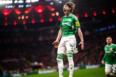 LEVERKUSEN, GERMANY - 10 ARALIK 2025: Anthony Gordon - UEFA Şampiyonlar Ligi, Bayer 04 Leverkusen - Newcastle United maçı Bayarena 'da.