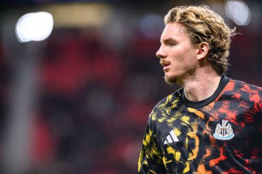 LEVERKUSEN, GERMANY - 10 ARALIK 2025: Nick Woltemade, Newcastle United Forward - UEFA Şampiyonlar Ligi, Bayer 04 Leverkusen - Newcastle United.