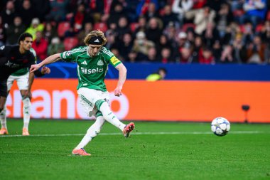 LEVERKUSEN, GERMANY - 10 DECEMBER, 2025: Anthony Gordon - UEFA Champions League, match Bayer 04 Leverkusen vs Newcastle United at BayArena.