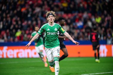 LEVERKUSEN, GERMANY - 10 ARALIK 2025: Anthony Gordon - UEFA Şampiyonlar Ligi, Bayer 04 Leverkusen - Newcastle United maçı Bayarena 'da.