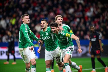 LEVERKUSEN, GERMANY - 10 DECEMBER, 2025: Lewis Miley, goal - UEFA Champions League, match Bayer 04 Leverkusen vs Newcastle United at BayArena.