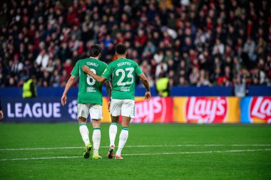 LEVERKUSEN, GERMANY - 10 DECEMBER, 2025: Sandro Tonali, Jacob Murphy - UEFA Champions League, match Bayer 04 Leverkusen vs Newcastle United at BayArena.