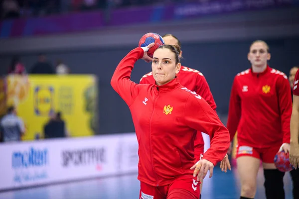 DORTMUND, GERMANY - 9 ARALIK, 2025 Kadınlar Hentbol Dünya Şampiyonası 2025 Almanya, Westfallenhalle 'de Brezilya' ya karşı.