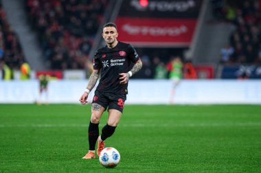 LEVERKUSEN, GERMANY - 13 Aralık 2025: Aleix Garcia - Bundesliga maçı Bayer 04 Leverkusen, Bayarena 'da 1.FC Koeln' e karşı.