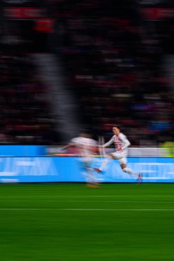 LEVERKUSEN, GERMANY - 13 ARALIK 2025: Said El Mala - Bundesliga maçı Bayer 04 Leverkusen ile Bayena 1..