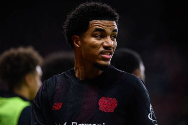 LEVERKUSEN, GERMANY - 13 ARALIK 2025: Malik Tillman - Bundesliga maçı Bayer 04 Leverkusen 1.FC Koeln 'e karşı Bayarena' da.