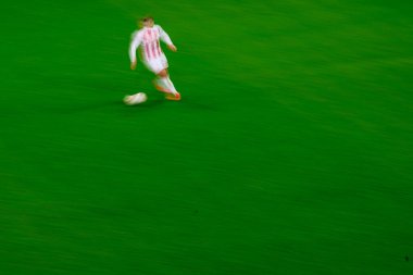 LEVERKUSEN, GERMANY - 13 Aralık 2025: - Bundesliga maçı Bayer 04 Leverkusen 1.FC Koeln 'e karşı Bayarena' da.