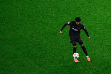 LEVERKUSEN, GERMANY - 13 ARALIK 2025: Malik Tillman - Bundesliga maçı Bayer 04 Leverkusen 1.FC Koeln 'e karşı Bayarena' da.