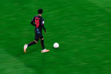 LEVERKUSEN, GERMANY - 13 Aralık 2025: - Bundesliga maçı Bayer 04 Leverkusen 1.FC Koeln 'e karşı Bayarena' da.