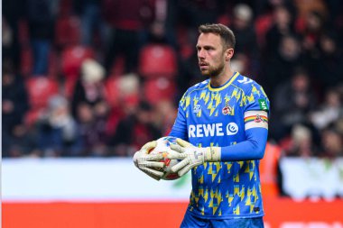 LEVERKUSEN, GERMANY - 13 ARALIK 2025: Marvin Schwabe - Bundesliga maçı Bayer 04 Leverkusen 1.FC Koeln 'e karşı Bayena' da.