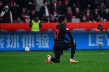 LEVERKUSEN, GERMANY - 13 ARALIK 2025: Malik Tillman - Bundesliga maçı Bayer 04 Leverkusen 1.FC Koeln 'e karşı Bayarena' da.