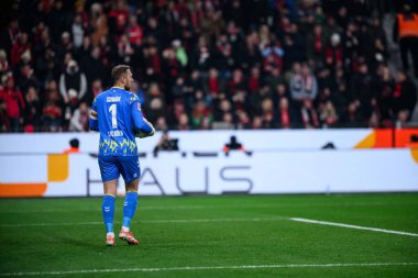 LEVERKUSEN, GERMANY - 13 ARALIK 2025: Marvin Schwabe - Bundesliga maçı Bayer 04 Leverkusen 1.FC Koeln 'e karşı Bayena' da.