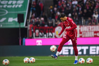 KOLOGNE, ALMANE - 20 ARALIK, 2025: 1. Bundesliga maçı 1.FC Koeln 1 'e karşı. FC Union Berlin, Rhein Enerji Stadyumu.