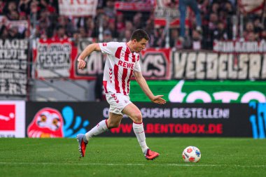 Kolej, Almanya - 20 Aralık 2025: Joel Schmied - 1. Bundesliga maçı 1.FC Koeln 1 'e karşı. FC Union Berlin, Rhein Enerji Stadyumu.