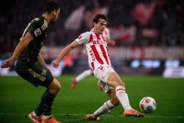 COLOGNE, Almanya - 20 ARALIK, 2025: Jakub Kaminski - 1. Bundesliga maçı 1.FC Koeln 1 'e karşı. FC Union Berlin, Rhein Enerji Stadyumu.
