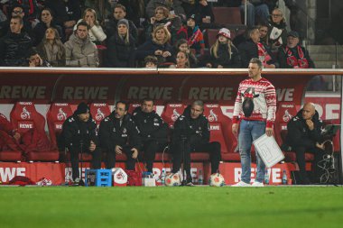 20 ARALIK, 2025: Lukas Kwasniok - 1. Bundesliga maçı 1.FC Koeln 1 'e karşı. FC Union Berlin, Rhein Enerji Stadyumu.