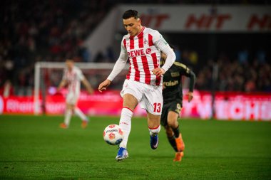 KOLOGNE, ALMANE - 20 ARALIK, 2025: 1. Bundesliga maçı 1.FC Koeln 1 'e karşı. FC Union Berlin, Rhein Enerji Stadyumu.