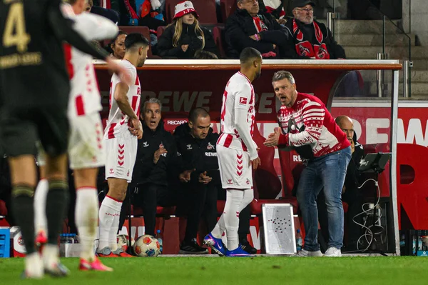 20 ARALIK, 2025: Lukas Kwasniok - 1. Bundesliga maçı 1.FC Koeln 1 'e karşı. FC Union Berlin, Rhein Enerji Stadyumu.