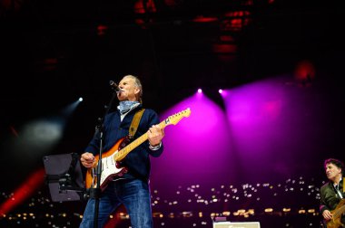 GELSENKIRCHEN, GERMANY - 28 ARALIK 2025: The Florians - Biathlon World Team Challenge 2025 Auf Schalke at Veltins Arena.