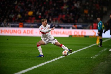LEVERKUSEN, Almanya - 10 HAZİRAN, 2026: Maximilian Mittelstaedt - 1. Bundesliga maçı Bayer 04 Leverkusen, Bayarena 'da Vfb Stuttgart' a karşı..