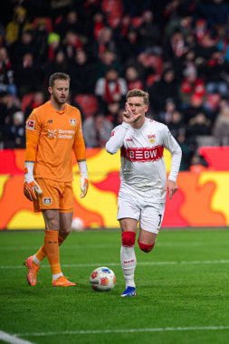LEVERKUSEN, ALMANY - 10 HAZİRAN, 2026: gol, Maximilian Mittelstaedt - 1. Bundesliga maçı Bayer 04 Leverkusen, Bayarena 'da Vfb Stuttgart' a karşı..