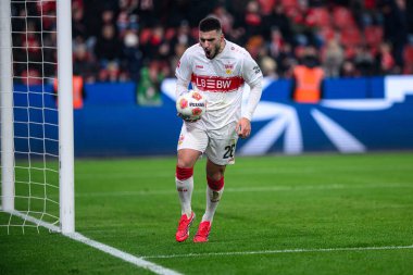 LEVERKUSEN, ALMANY - 10 HAZİRAN, 2026: Deniz Undav, gol - 1. Bundesliga maçı Bayer 04 Leverkusen, Bayarena 'da Vfb Stuttgart' a karşı..