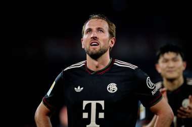 COLOGNE, ALMANY - 14 Ocak 2026: Harry Kane, 1.Bundesliga 1. FC Koeln, FC Bayern Münih 'e karşı. Rhein Enerji Stadyumunda