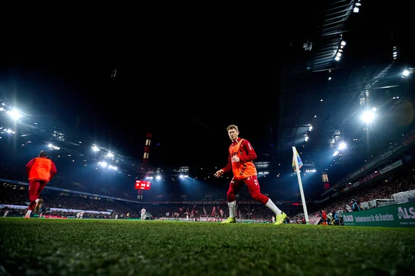 COLOGNE, GERMANY - 14 Ocak 2026: 1 Bundesliga futbol maçı. FC Koeln, FC Bayern Münih 'e karşı. Rhein Enerji Stadyumunda