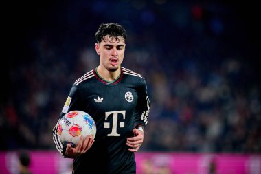 COLOGNE, Almanya - 14 Ocak 2026: Aleksandar Pavloviç, 1.Bundesliga 1. FC Koeln, FC Bayern Münih 'e karşı. Rhein Enerji Stadyumunda