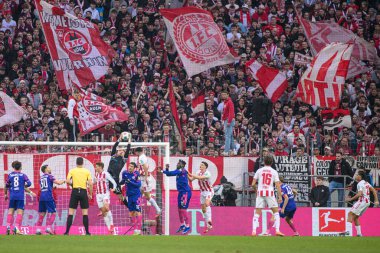 COLOGNE, ALMANY - 17 Ocak 2026:, 1.Bundesliga futbol maçı 1. FC Koeln 1 'e karşı. Rhein Enerji Stadyumunda FSV Mainz 05