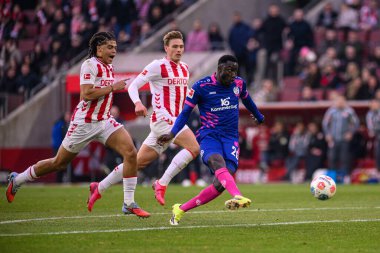 COLOGNE, Almanya - 17 Ocak 2026: SILAS KATOMPA MVUMPA, 1.Bundesliga futbol maçı 1. FC Koeln 1 'e karşı. Rhein Enerji Stadyumunda FSV Mainz 05