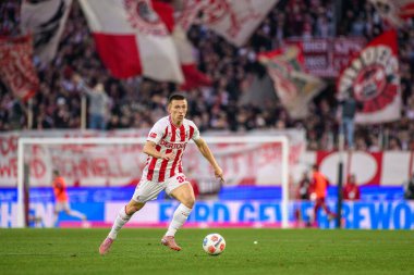 COLOGNE, ALMANY - 17 Ocak 2026: Kristoffer Lund, 1.Bundesliga futbol maçı 1. FC Koeln 1 'e karşı. Rhein Enerji Stadyumunda FSV Mainz 05