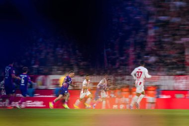 COLOGNE, ALMANY - 17 Ocak 2026:, 1.Bundesliga futbol maçı 1. FC Koeln 1 'e karşı. Rhein Enerji Stadyumunda FSV Mainz 05