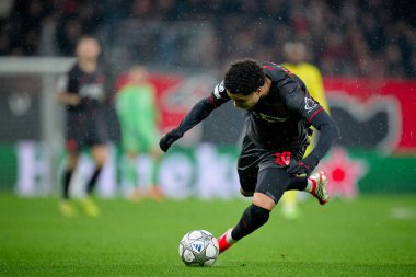 LEVERKUSEN, GERMANY - 28 HAZİRAN, 2026: Malik Tillman - Bayer 04 Leverkusen ile Villareal FC arasındaki UEFA Şampiyonlar Ligi maçı.