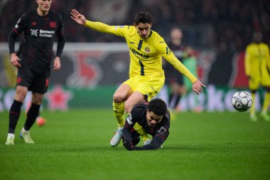LEVERKUSEN, GERMANY - 28 HAZİRAN, 2026: Malik Tillman - Bayer 04 Leverkusen ile Villareal FC arasındaki UEFA Şampiyonlar Ligi maçı.